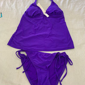🍁 NWT QUINTSOUL WHITE LABEL WOMENS SWIM SUIT 2 PIECE SIZE S 🍁